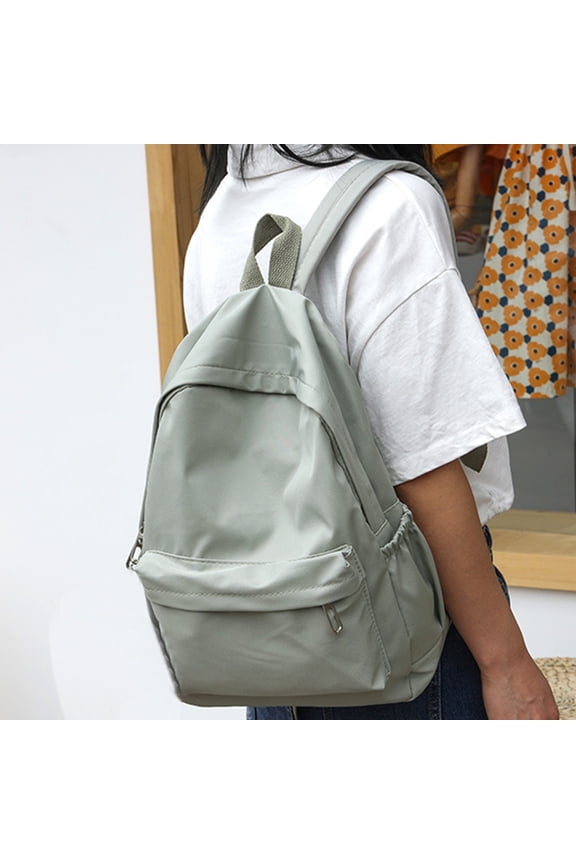 Discounted Stock! Bag Student Backpack Capacity (Delivery Does Not Include Pendants), D, 15.6*10.92*1.17In, Nylon, 1Pc Schoolbag, Meiiso