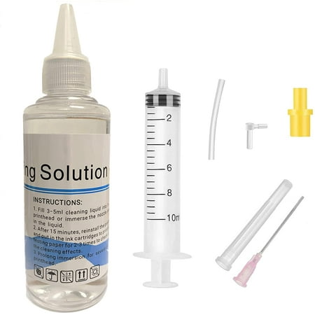 Discountinkllc Print Head Cleaner for Canon Printer Electronic Cleaning Kit with Cleaner Flush