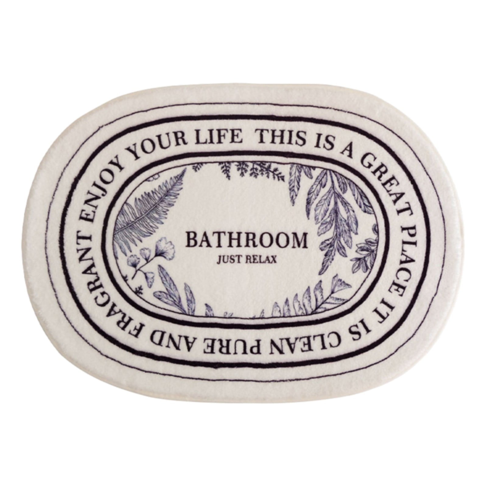 Discounts! DANMENG Bathroom Rugs Soft Black White Bath Mat Non Slip