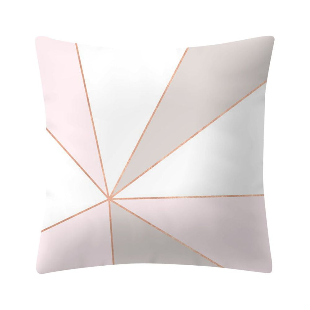 Discounts! DANMENG Rose Gold Pink Cushion Cover Square Pillowcase Home