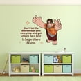 thumbnail image 1 of Discourage Wreck it Ralph Quote Cartoon Quotes Decors Wall Sticker Art Design Decal for Girls Boys Kids Room Bedroom Nursery Kindergarten Home Decor Stickers Wall Art Vinyl Decoration (27x30 inch), 1 of 2