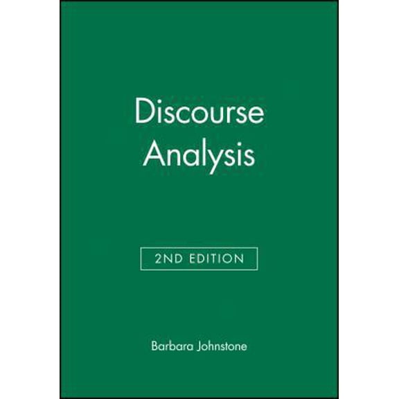 Pre-Owned Discourse Analysis (Paperback) 1405144270 9781405144278