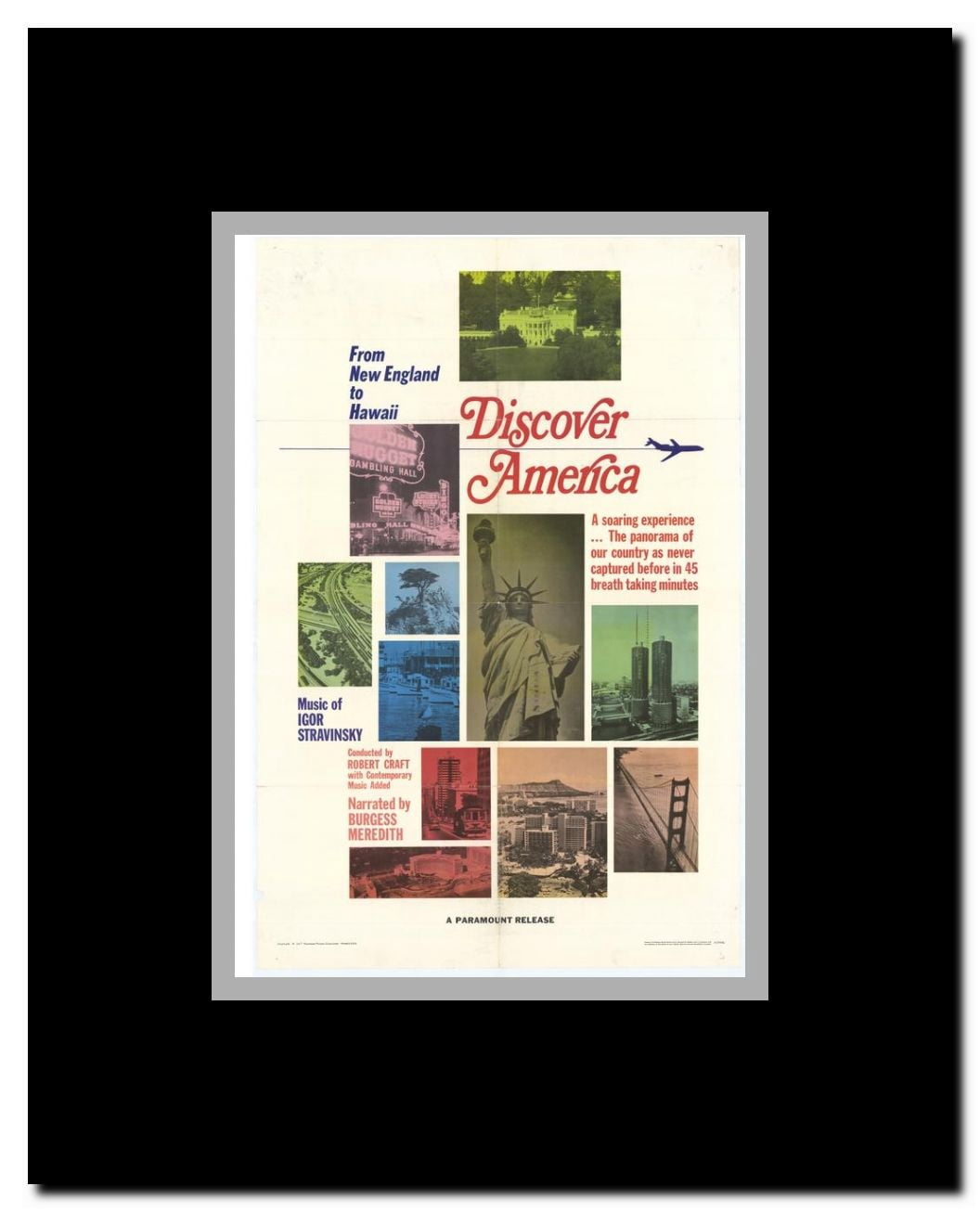 Discover America Framed Movie Poster