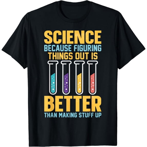 Discover Curiosity Science Enthusiast Colorful liquid merge T-Shirt