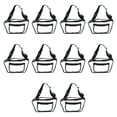 thumbnail image 1 of Discover Fanny Packs Set of 10, Bulk Pack - Perfect for Outdoor Events And For Everyday Use - Clear, 1 of 5