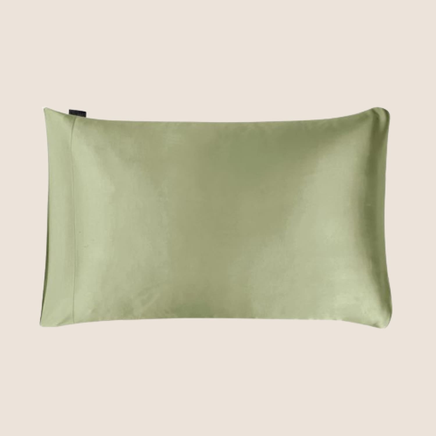 Sage Green Satin Polyester Standard/Queen Pillowcase