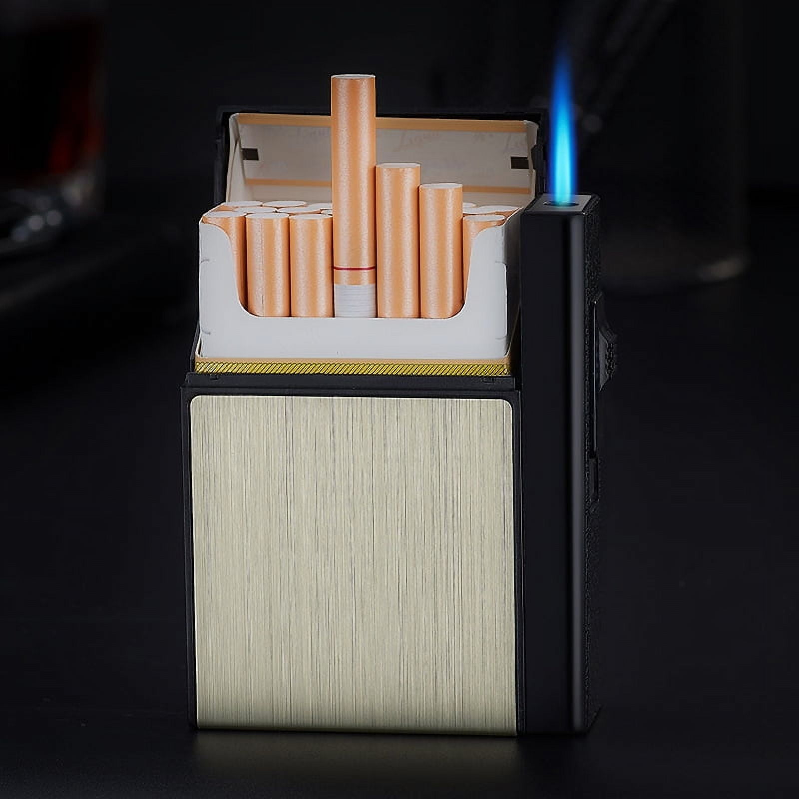 cigarette case lighter 1950s Evans w/ hand use 1954 Cigarette Case/Lighter belonging to