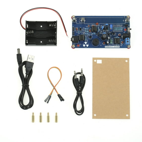 Discover Radiation Levels: Assembled Radiation Detector System - DIY Geiger Counter Kit - Detect Nuclear Radiation with Miller Tube - Perfect for Experimental Use