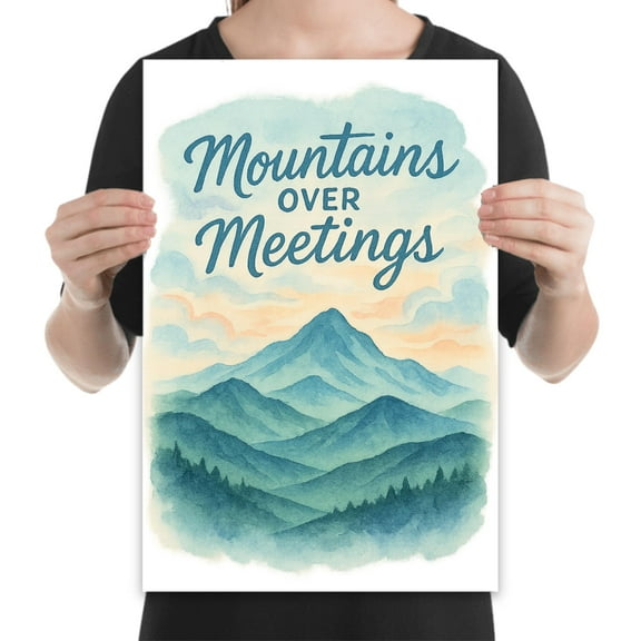 Discover Serenity Wall Art - Home Office Decor - 13x19 Poster Print - Inspirational