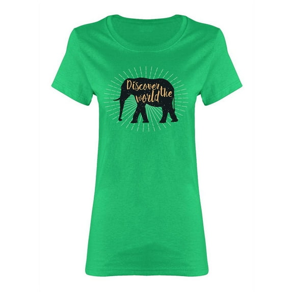 Discover The World Shaped T-Shirt Women -Image by Shutterstock, Female XX-Large