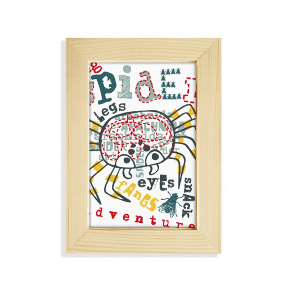 Discover World Spider Adventure Pattern Desktop Display Photo Frame Picture Art Painting 5x7 inch