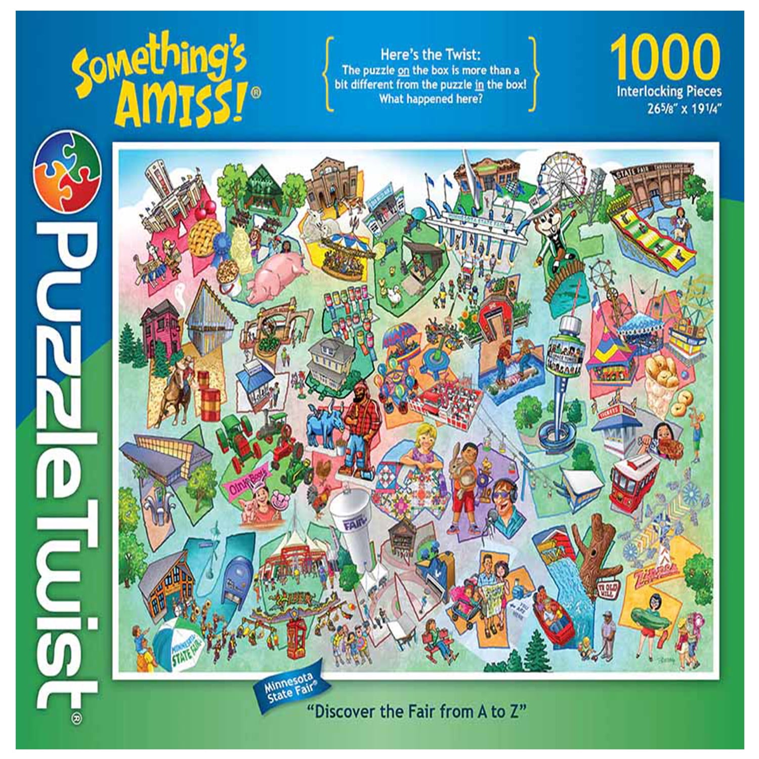 Discover the Fair from A to Z - Something's Amiss! 1000 Pieces, Jigsaw ...