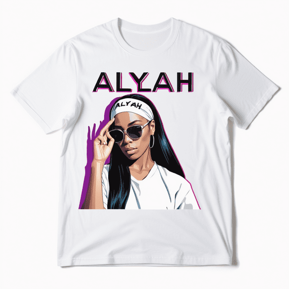 Discover the Perfect Blend of Fashion and Music with the JOY Ripple Junction x Ayah Distressed Purple Print R&B Tee