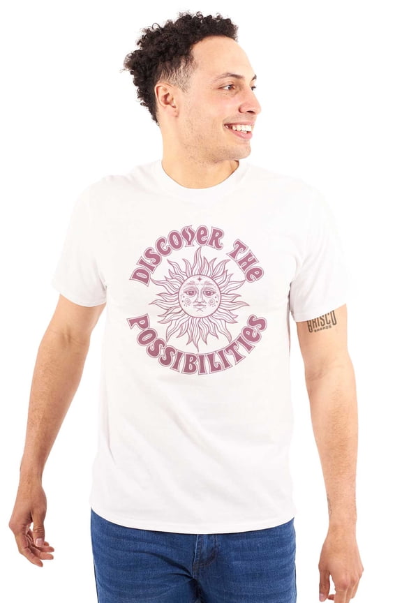 Discover the Possibilities Sun Men's Graphic T Shirt Tees Brisco Brands S