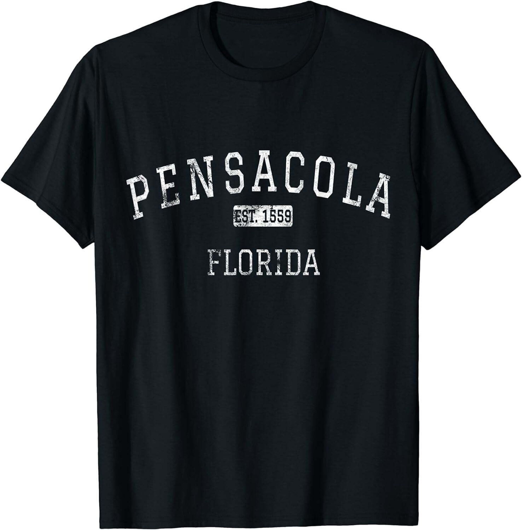 Discover the Retro Charm of Pensacola, FL with this Vintage T-Shirt - A Discover the Retro Charm of Pensacola, FL with this Vintage T-Shirt - A