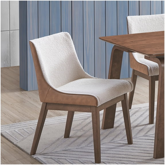 Discover the perfect fusion of style and comfort with these two dining chairs.
