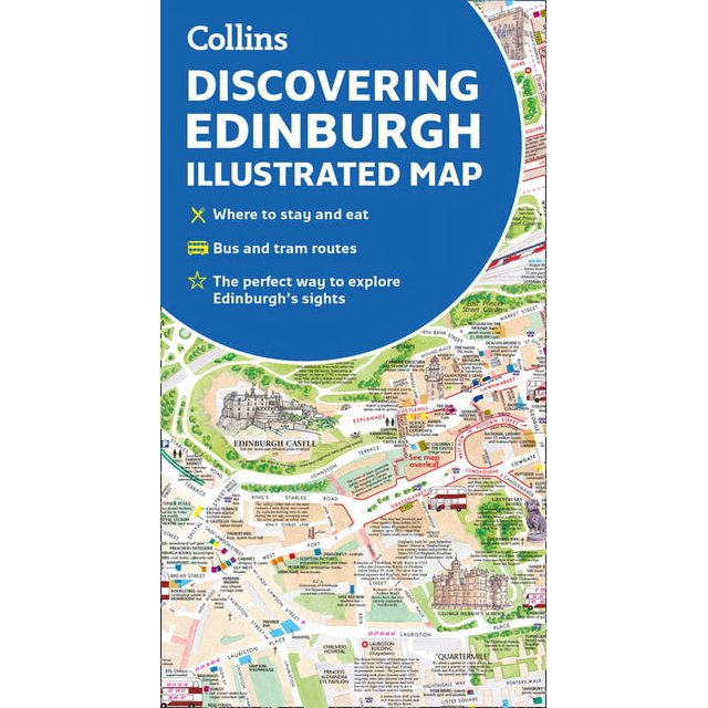 Discovering Edinburgh Illustrated Map (Sheet map, folded)