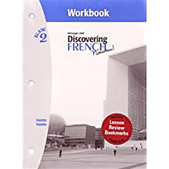 Discovering French, Nouveau!: Workbook with Lesson Review Bookmarks Level 2 (Other)