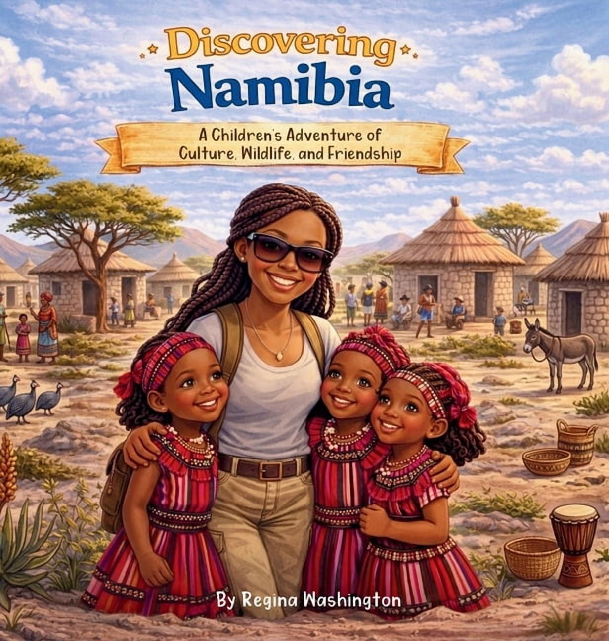 Discovering Namibia: A Children's Adventure of Culture, Wildlife, and Friendship, (Hardcover)
