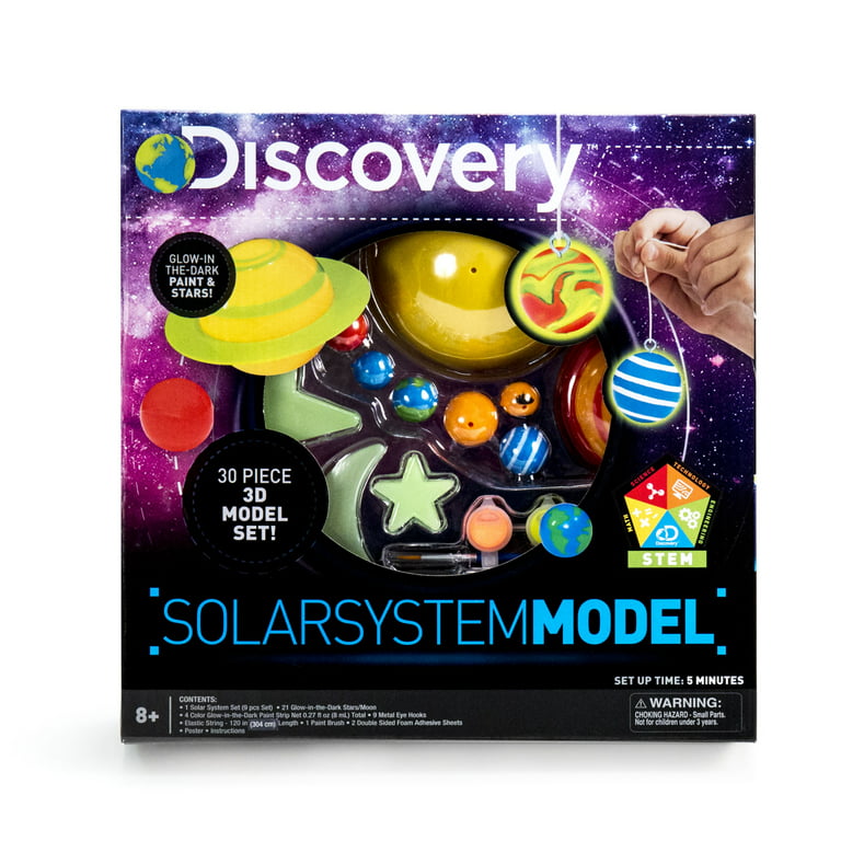 Solar System Model Kit, Learn 3D Planets