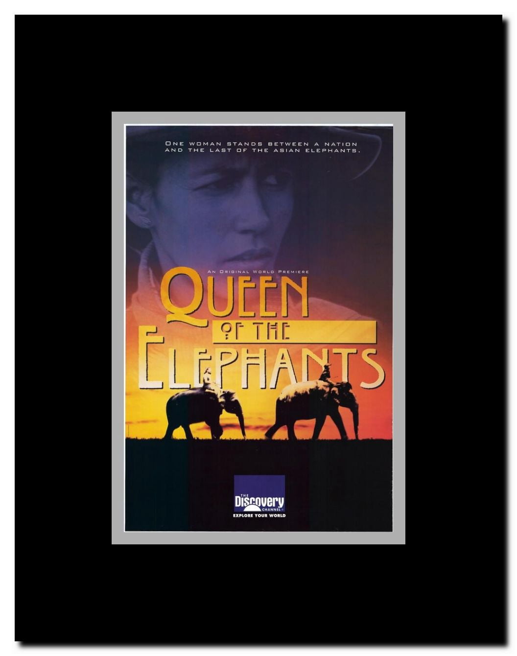 Discovery Channel: Queen of the Elephants Framed Movie Poster