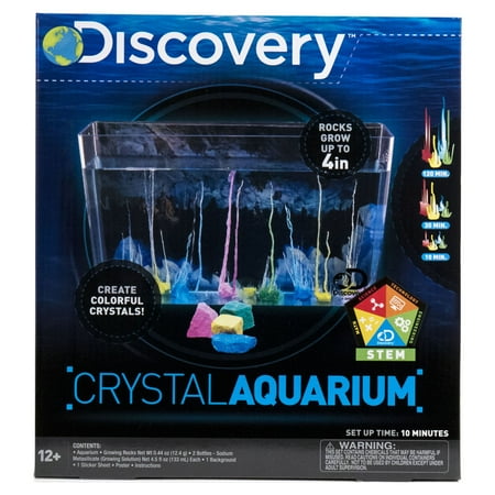 Discovery Crystal Aquarium, Grow Colorful Crystals, 12+