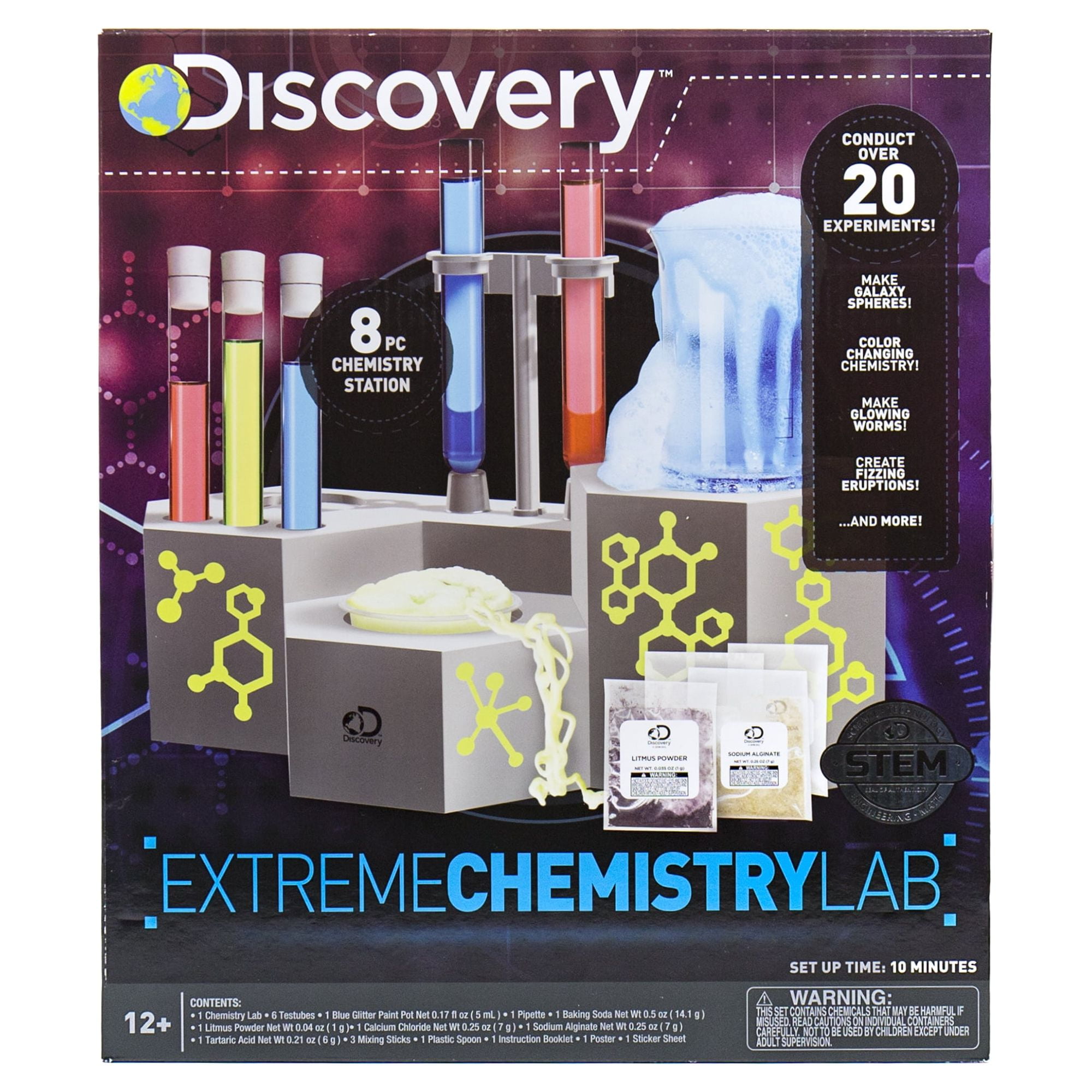 Discovery Extreme Chemistry Lab Kit Walmart