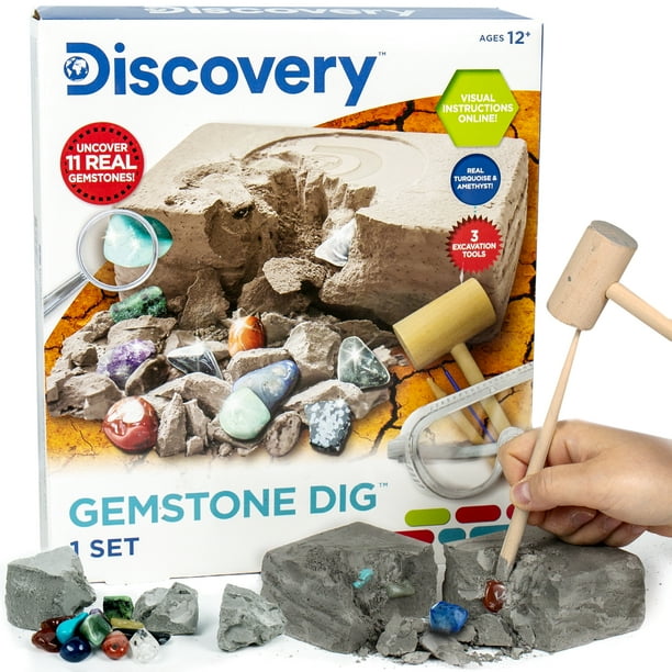 Discovery Gemstone Dig, Boys and Girls, Teens, Ages 12+ - Walmart.com
