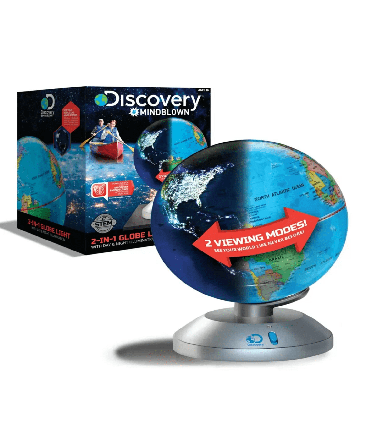 Discovery Kids 76422591 Globe 2-in-1 Day and Night Earth