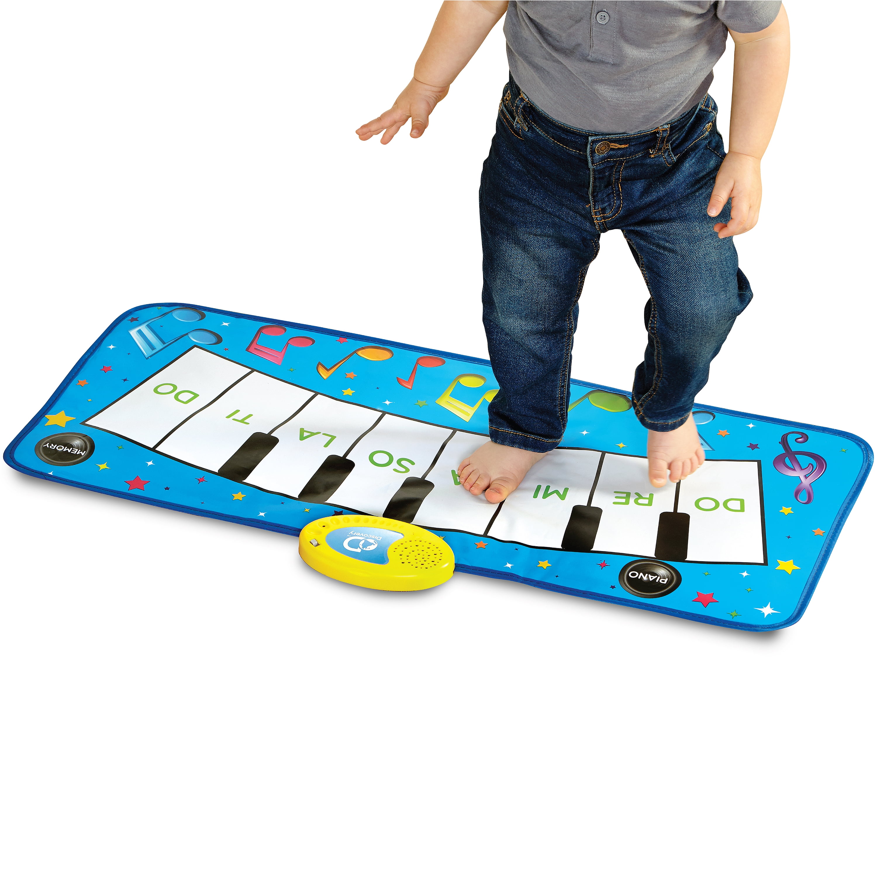 Discovery Kids Play Piano Keyboard Music Mat with Built in Children s Songs Memory Playback Walmart