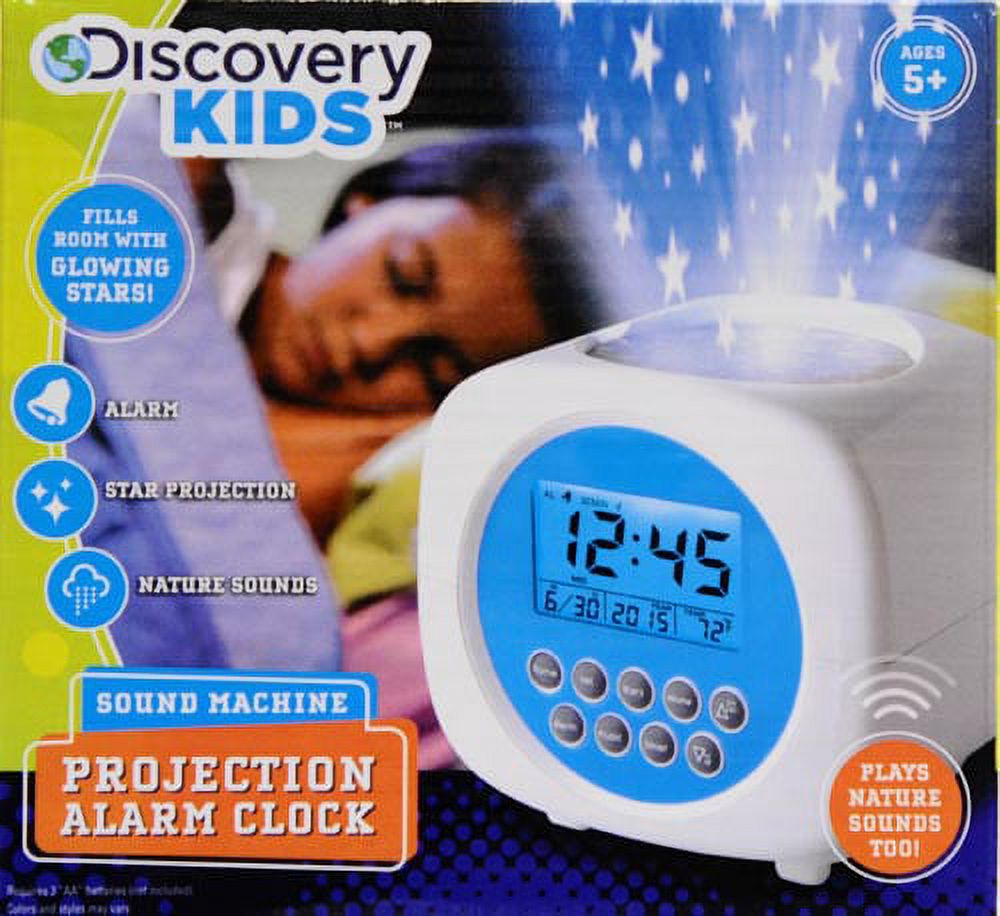 Discovery Kids Projection Alarm Clock
