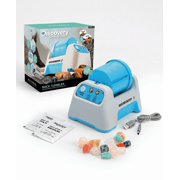 Discovery #MINDBLOWN Motorized Rock Tumbler Set, Blue, USB-Powered Rock Polishing Science Kit, Ages 8+