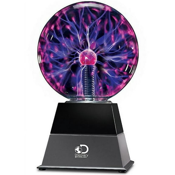 Discovery #Mindblown Color Changing Glass Plasma Globe Lamp,1.7 lb, 6.25 in x 12.25 in