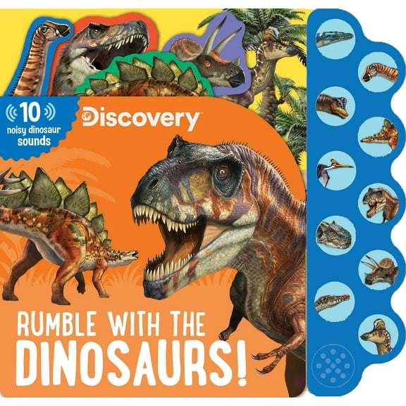 Discovery: Rumble with the Dinosaurs! (Board Book)