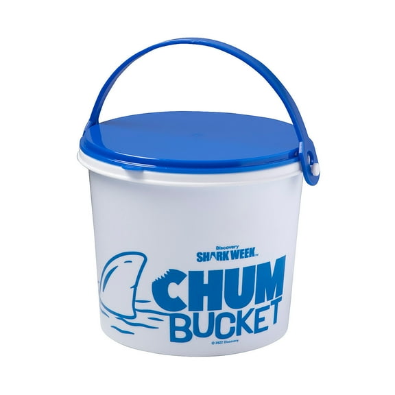 Discovery Shark Week Chum Bucket Pails & Lid - 12 Pieces