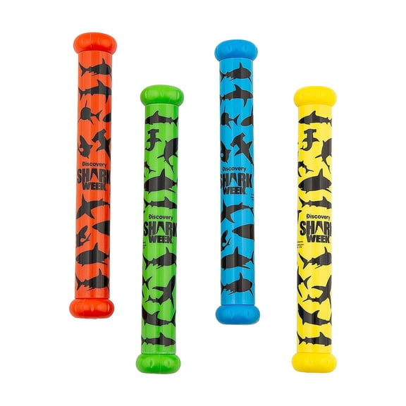 Discovery Shark Week Dive Stick Pool Toys 12 Pieces