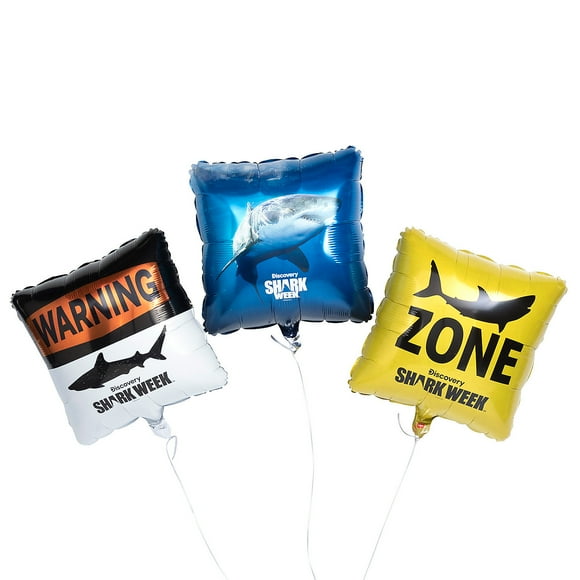 Discovery Shark Week™ Mylar Balloons - 3 Pc.
