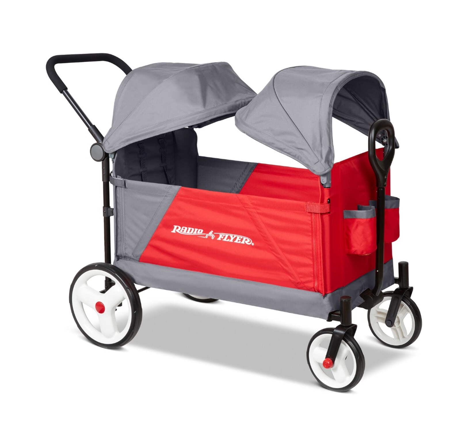 RADIO FLYER Discovery Stroll 'N Wagon With Dual Canopies