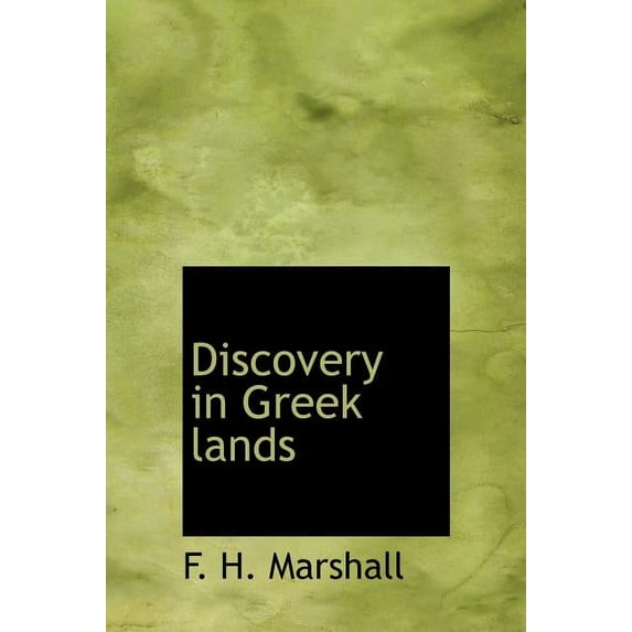 Discovery in Greek Lands (Hardcover)