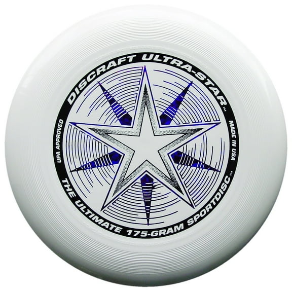 Discraft 175 gram Ultra Star Sport Disc, White with Deluxe Packaging