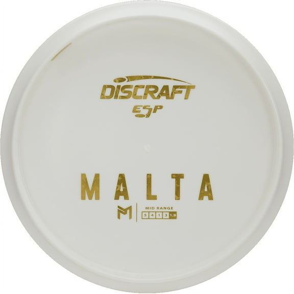 Discraft Dye Pack Bottom Stamp Paul McBeth ESP Malta Midrange Golf Disc - White / 167-169g