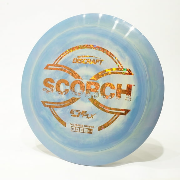 Discraft ESP FLX Scorch Disc Golf Distance Driver, Pick Your Disc 174g Green/Blue Swirls