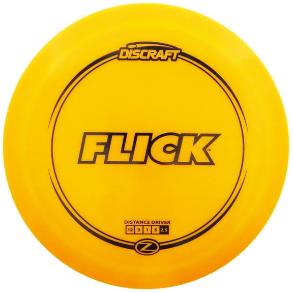 Discraft Elite Z Flick Distance Driver Golf Disc [Colors may vary] - 160-166g