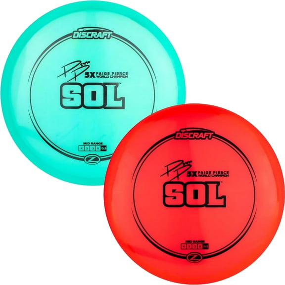 Discraft Elite Z Sol - Midrange Golf Disc 2 Pack - 173-174 Gram