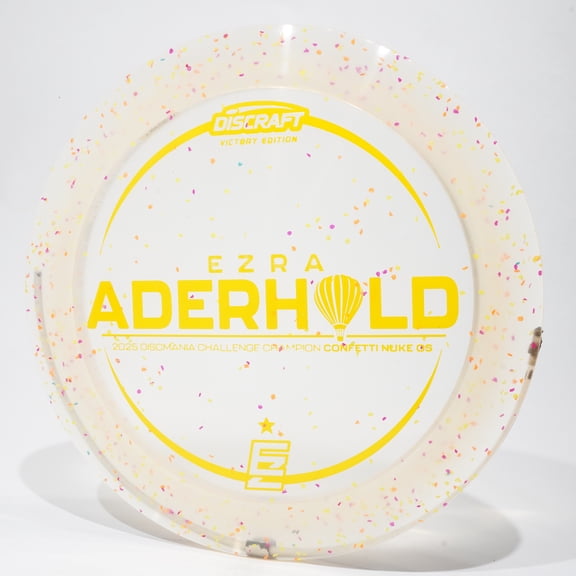 Discraft Ezra Aderhold Confetti Nuke OS Distance Golf Distance Driver, May Vary From Image