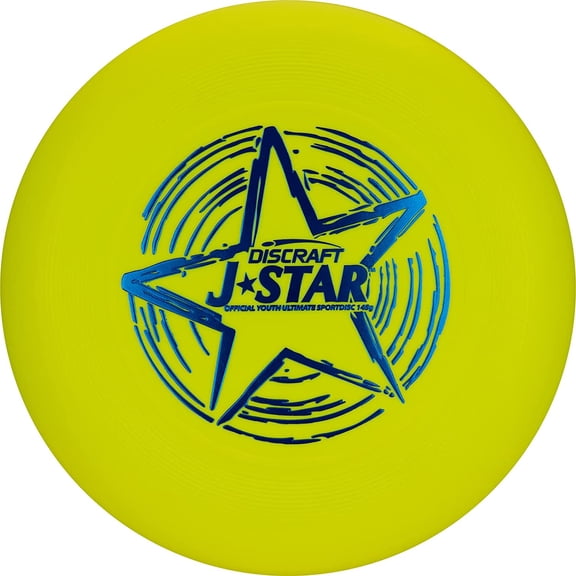 Discraft J Star Youth Disc Ultimate Frisbee Sport Flying Disc Yellow