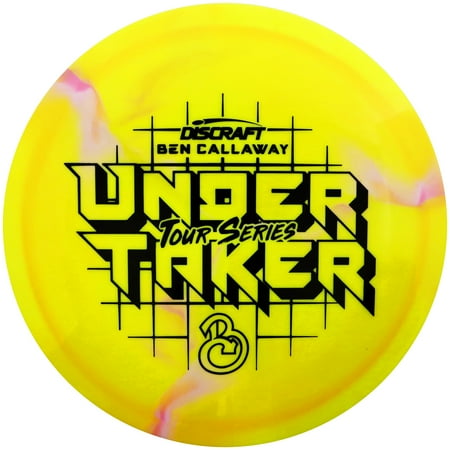 Discraft Limited Edition 2022 Tour Series Ben Callaway Swirl ESP Undertaker Distance Driver Golf Disc - 173-174g - Colors Will Vary