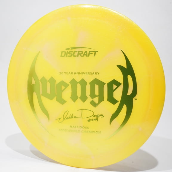 Discraft Nate Doss Colorshift Z Avenger Disc Golf Driver, 20th Anniversary World Champ