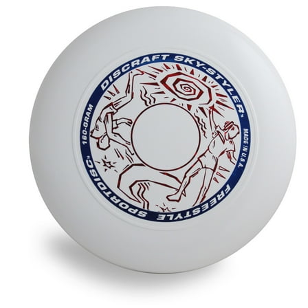 Discraft Sky-Styler SportDisc 160g Freestyle Frisbee Sport Flying Disc White