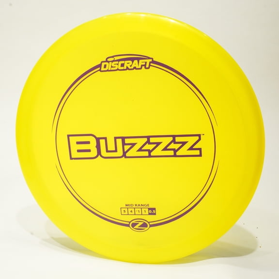 Discraft Z Buzzz Disc Golf Midrange Disc, Pick Color/Weight [Stamp & Exact Color May Vary] Yellow 175-176 grams